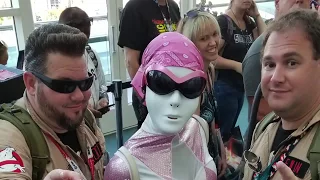 Black Panther’s Lupita Nyong’o Stormed SDCC’s Showfloor as Pink Ranger