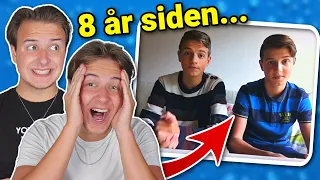 HVOR ER DET PINLIGT... | Ser vores gamle videoer (8 år siden)