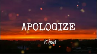 Apologize-Timbaland (lyrics)🎶 (Dave winkler Cover)