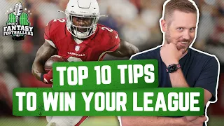 Fantasy Football 2021 - 10 Tips & Tricks to Win Your Fantasy Football League in 2021 - Ep. 1093
