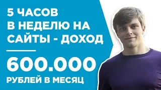 КАК НА КАЧЕСТВЕННЫХ САЙТАХ ЗАРАБАТЫВАТЬ В ИНТЕРНЕТЕ 600.000 РУБ В МЕС. - КЕЙС - АЛЕКСАНДР ДМИТРИЕНКО