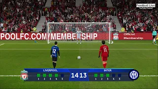 Liverpool vs Inter | Penalty Shootout | 1/8 Final UEFA Champions League UCL | PES 2021 Gameplay PC