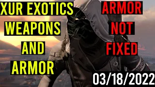 Destiny 2 Xur's Location & Loot (All Random Rolls) 03/18/2022