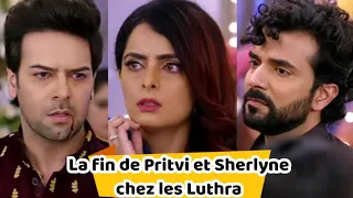 Rishab revient et il chasse Sherlyne et Pritvi pour toujours dans l'œuvre du destin de @ZeeMagic