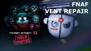 FNAF VR Help Wanted (HORROR GAME) Walkthrough Vent Repair Ennard No Commentary