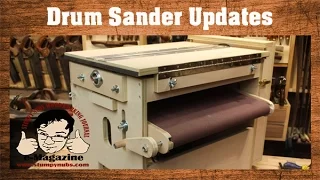 Build A 2-STAGE DRUM SANDER, with LOADS of features! (Updated thickness sander)
