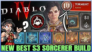 Diablo 4 - New Best S3 Highest Damage Sorcerer Build - OP Seneschal Combo = Easy Torment At 54!