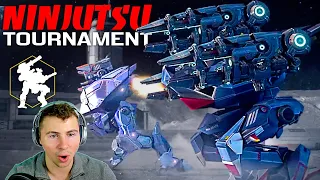 We Battled In The Retro Ninjutsu Tournament - Only Retro Robot Hangars | War Robots