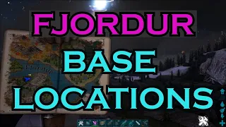 Top 3 PvP Base Locations on Fjordur  | Ark Survival Evolved