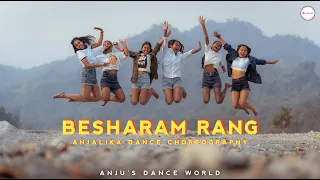 Besharm rang dance cover || Pathan || Anjalika Munda choreography || ft. AD WORLD