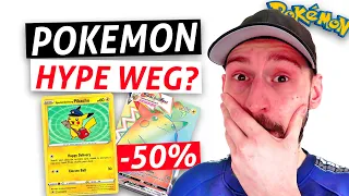 Hype ist VORBEI -50% !? Du wirst nicht glauben wie viel WERT POKEMON KARTEN verloren haben😱Schweiz🇨🇭