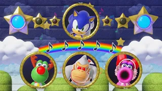 Mario Party Superstars Minigames - Sonic Yoshi Donkey Kong Birdo in Christmas Customes #40