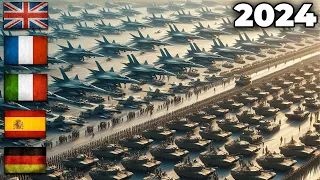 Inwentaryzacja Wojskowa 2024 | 5 Najpotężniejszych Armii Europy! 🪖