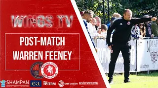 POST-MATCH | Feeney reflects on 1-1 draw with Hampton & Richmond Borough