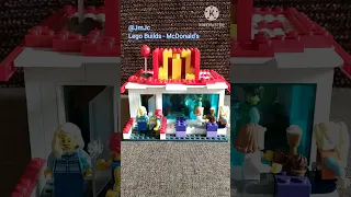 Lego Builds - McDonalds Restaurant.. #shorts #legocreations