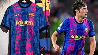 Barcelona 2021/2022 Third Kit |  Nike Champions League Kit