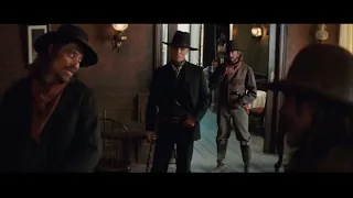 Appaloosa (2009) "I Warned Em." Saloon Shootout.