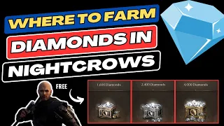 WHERE TO FARM DIAMONDS IN NIGHTCROWS | FREE TO PLAY TECHNIQUE IN FARMING DIAMONDS (TAGALOG REVIEW)