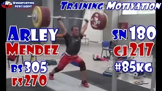 Arley Mendez (CHL, 85KG) | Olympic Weightlifting Training | Motivation