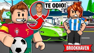 SOY CRISTIANO RONALDO POR 24 HORAS en BROOKHAVEN y PASA ESTO! ⚽🏡 - Roblox YoSoyLoki