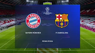 Bayern Munich vs Barcelona | UEFA Champions League 2022/23 | eFootball PES Gameplay PC