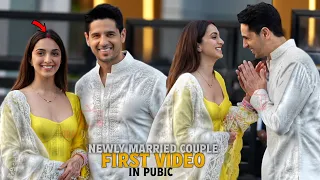 Kiara Advani and Sidharth Malhotra FIRST VIDEO in Public after Marriage as Husband and Wife | Cutest