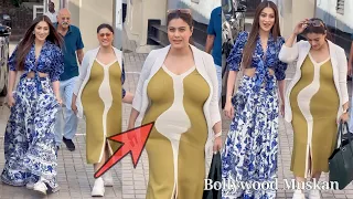 3rd Time Pregnant Kajol Devgan Flaunting her Baby Bump with Friends
