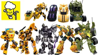 Different Transformers Bumblebee G1 Movie Earthspark Element Wasp Tiger G.I. Joe トランスフォーマー 變形金剛