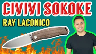 My NEW Favorite EDC Knife!! CIVIVI SOKOKE Review | Ray Laconico Design | Outdoors | Survival