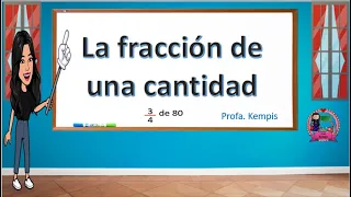 Fracción de una cantidad