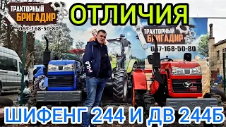 РЕАЛЬНЫЕ ОТЛИЧИЯ Минитракторов SHIFENG 244 И DW 244B☝️