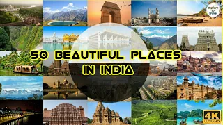 Let's Go to Explore 50 Beautiful Places In India tourism 4k video #Explore_to_Travel #Emerging_India