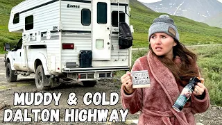 DITL on the DALTON HIGHWAY in our Truck Camper in REMOTE Alaska