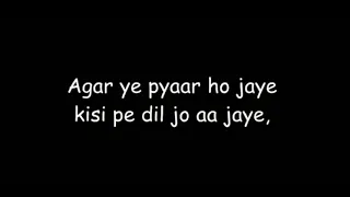 Huye Bechain Pehli Baar Lyrics.Ek Haseena Thi Ek Deewana Tha | Music - Nadeem, Palak Muchhal 🎶🎶🎶