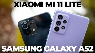 Xiaomi Mi 11 lite vs Samsung Galaxy A52, ¡comparativa de sus CÁMARAS!