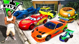 Robando Coches MILLONARIOS de PELÍCULAS en GTA 5 !! 🚘🎬