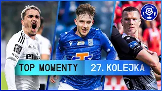 WSZYSTKIE GOLE 27. KOLEJKI | TOP MOMENTY | SKRÓTY | Ekstraklasa 2022/23