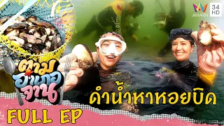 Underwater diving for clams, Sri Racha, Chonburi