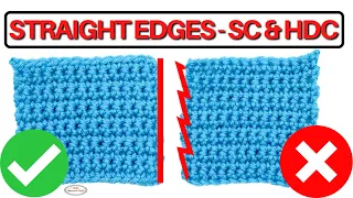 Crochet SMOOTH EDGES - Learn the Trick Now