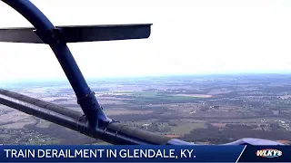 Train derailment in Hardin County