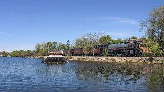 Chasing CP 2816, “The Empress” through Wisconsin