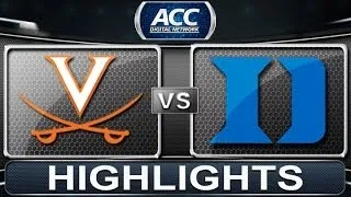 Virginia vs Duke | 2014 ACC Basketball Highlights