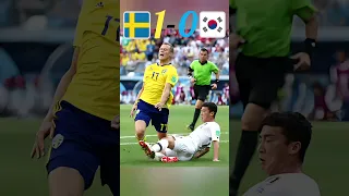 Sweden 🇸🇪 vs South Korea 🇰🇷 FIFA World Cup 2018 Match Highlights #football #shorts #viral 😎 😱 😍