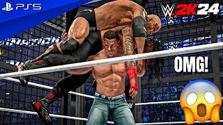 WWE 2K24 - Legendary Elimination Chamber Match | PS5™ [4K60]