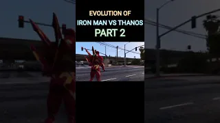 #Evolution of Iron Man vs Thanos [Part 2] #shorts