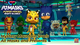 PJ Masks Power Heroes: Mighty Alliance - Mystery Mountain - All Masks and Present Collectibles