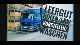 Obsthof Raddatz - Kleiner Einblick in unseren Tag! #2 Leergut holen/LKW vorstellen/waschen!