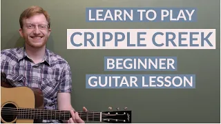 Cripple Creek | Beginner Bluegrass Guitar Lesson With Tab