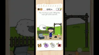 BRAIN TEST 2 LEVEL 4 EMILY'S FARM WALKTHROUGH