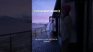 IT'S OFFICIAL 😲🪄🌛 | Polar Night begins #svalbard